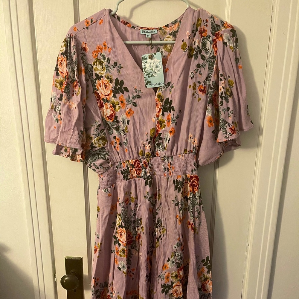 Nostalgia Floral Dress